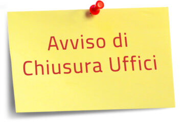 Leggi: «CHIUSURA UFFICI COMUNALI SABATO 9 DICEMBRE…»