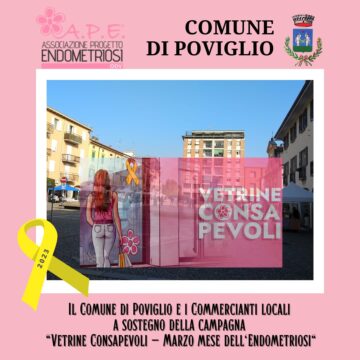 Leggi: «“VETRINE CONSAPEVOLI” PER SENSIBILIZZARE SULL’ENDOMETRIOSI»