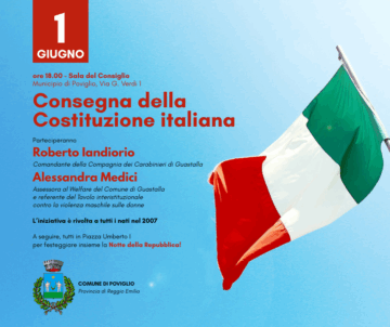 Leggi: «Consegna della Costituzione Italiana: Domenica 1…»